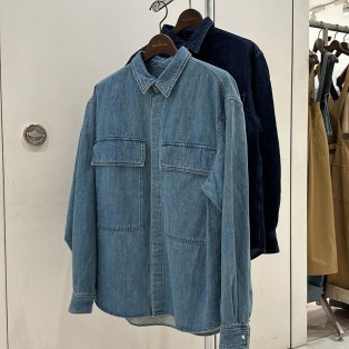 ［岡山デニム］BIG POCKET DENIM SHIRT
