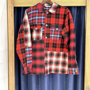 PATCHWORK FLANNEL SHIRT