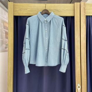［岡山デニム］LADDER LACE DENIM BL