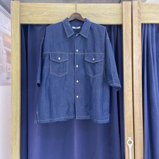 ［岡山デニム］LINEN DENIM SHIRT