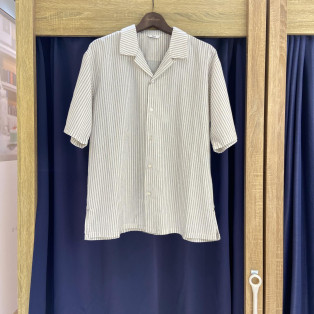 COTTON LINEN SS SHIRT