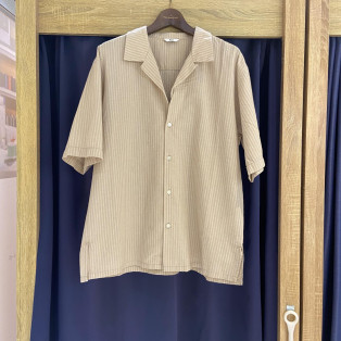 COTTON LINEN SS SHIRT