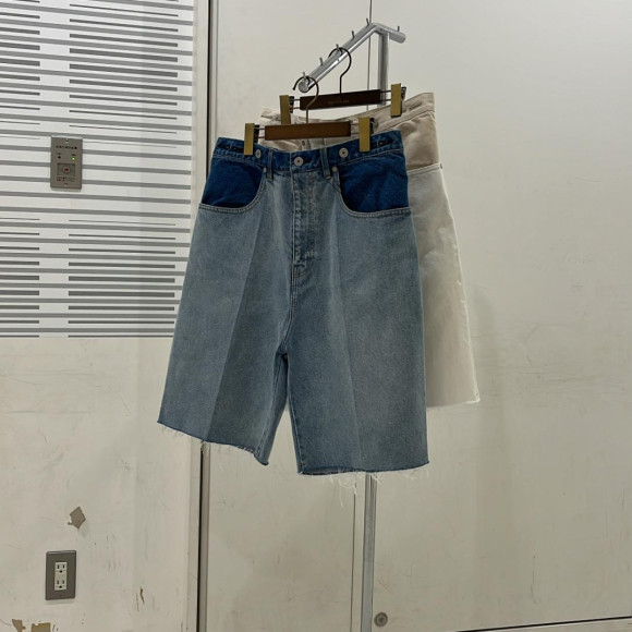 ［岡山デニム］DENIM TUCK BERMUDA PT