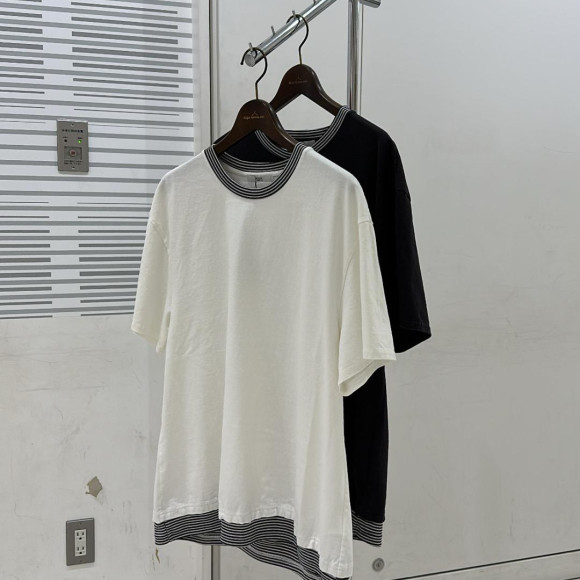 BORDER NECK TEE