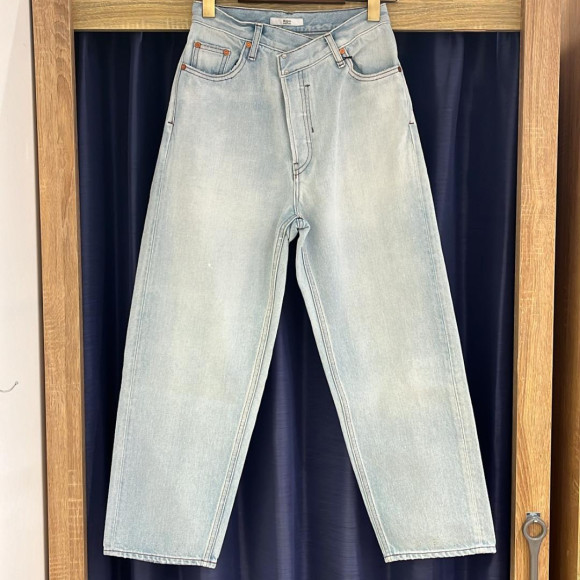 ［岡山デニム］ラップフロントデニム