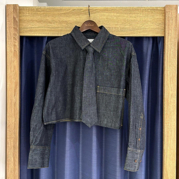 ［岡山デニム］DENIM NECK-TIE SH