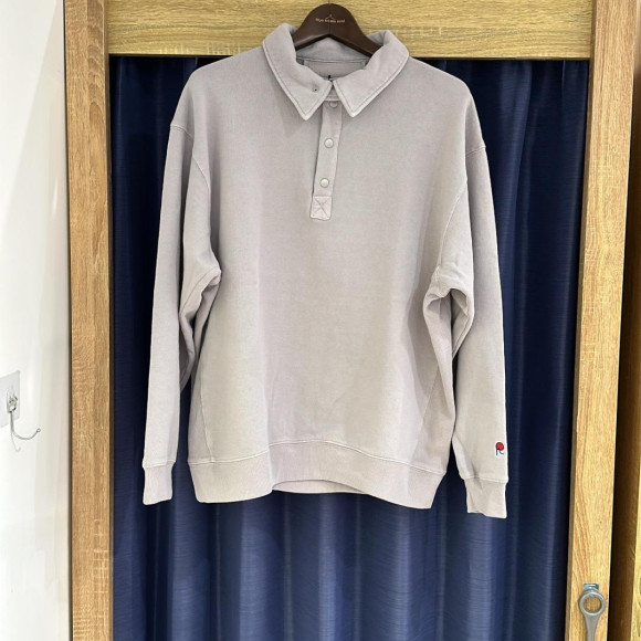 SHIRT COLLAR SWEAT SH