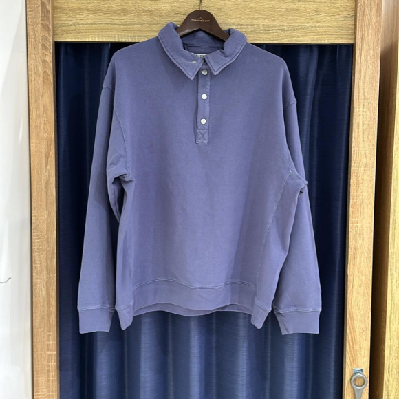 SHIRT COLLAR SWEAT SH