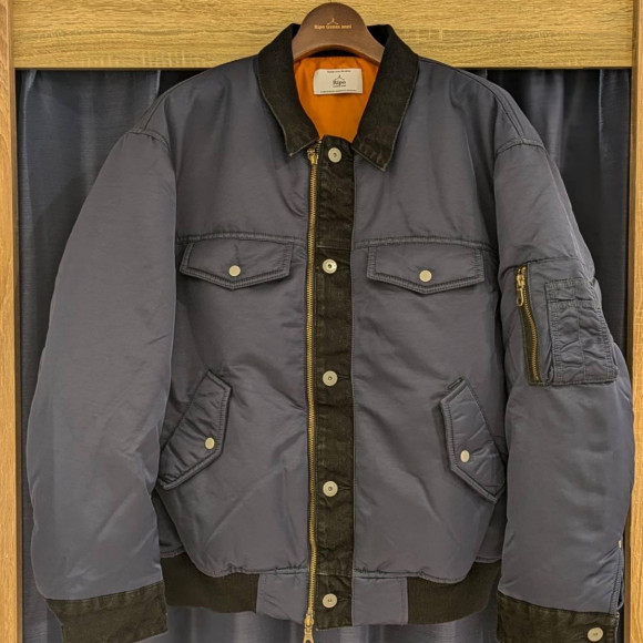 [冈山牛仔裤]DENIM DOCKING MA-1