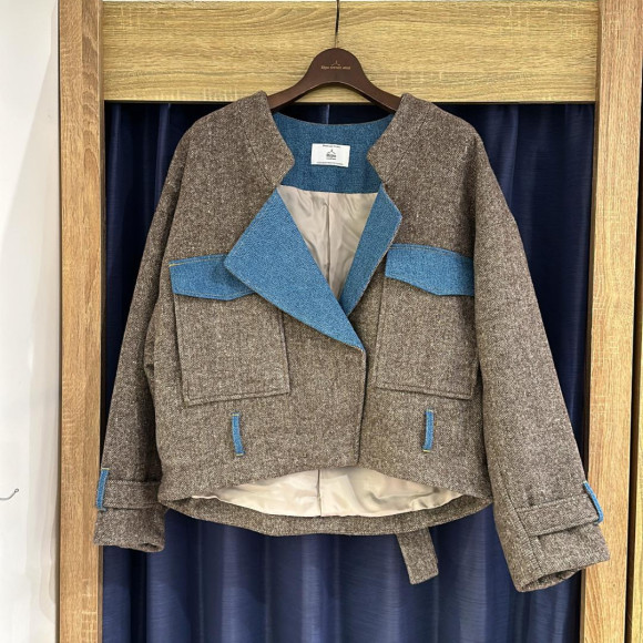 [Okayama Denim] MIXED FABRICS SHORT CT