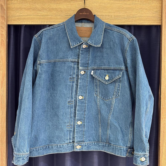 [冈山牛仔裤]RECONSTRUCT DENIM JACKET