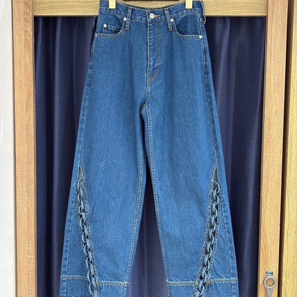 [岡山牛仔褲]BRAIDED WIDE DENIM