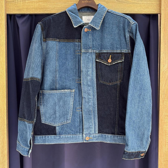 PATCHWORK DENIM TRUCKER