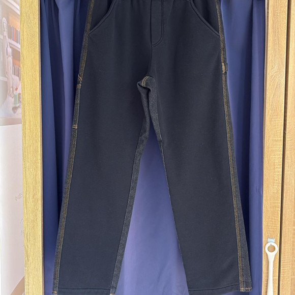 ［岡山デニム］SWEAT DOCKING DENIM TROUSER
