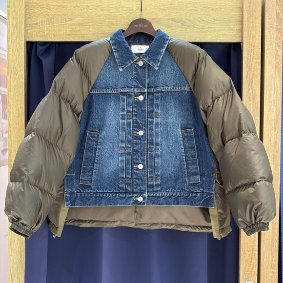 [โอคายามะ เดนิม] กางเกงยีนส์ขาเดฟ P/W JK