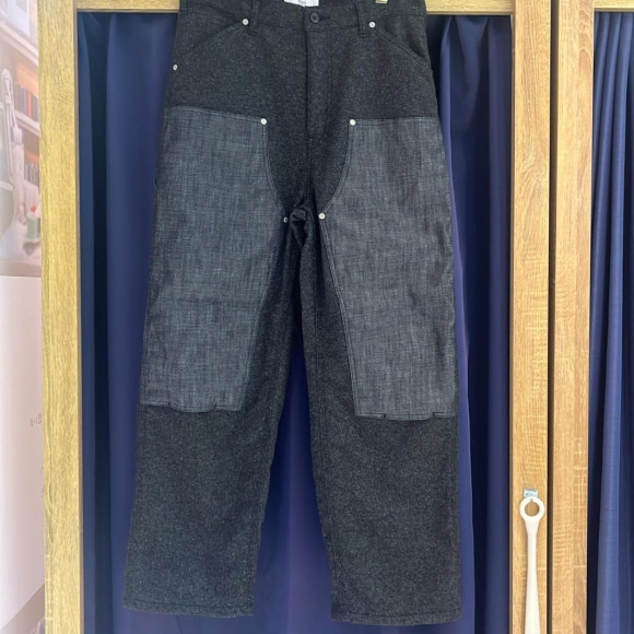 ［岡山デニム］DOUBLE KNEE TWEED TROUSER