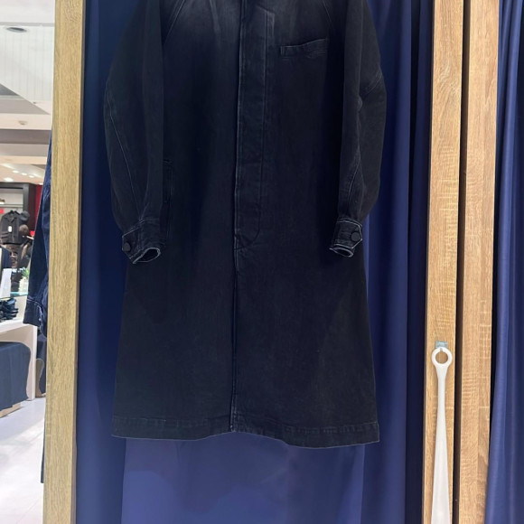 ［岡山デニム］DENIM STAIN COLLAR COAT