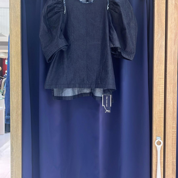 [岡山デニム]PUFF SLEEVE SHORT SLEEVE PO