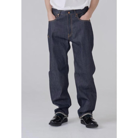 [岡山デニム]12Anniv THICK Cigarette DENIM PT (TAKAYA PURPLE SELVAGE) 