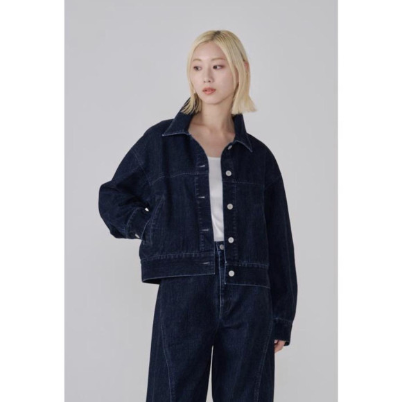 [岡山デニム]FLOCKED DENIM JKT