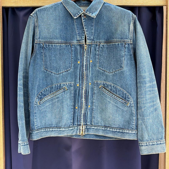 [岡山デニム]PURPLE SELVAGE DENIM JACKET (TAKAYA)