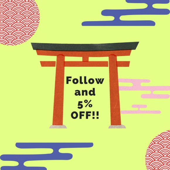 5% off on Instagram!