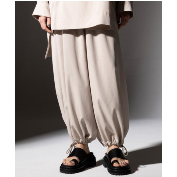 ▷ Robes & Confections POP- UP STORE ［pick up item ▷ Washable Powder Rayon Ankle Tied Easy Pants］