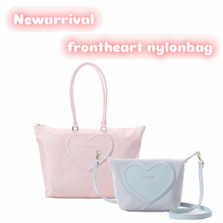 《新作》ハートモチーフ ナイロンバッグ✨