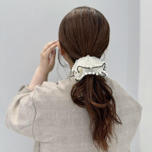 フリル×パールシュシュ