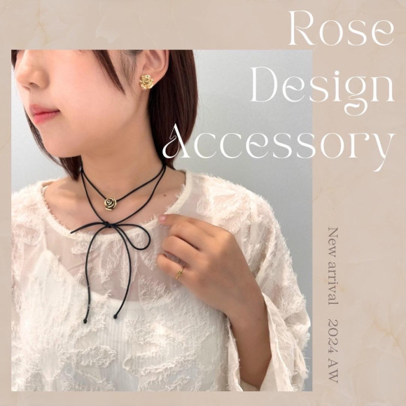 ローズモチーフアクセサリー