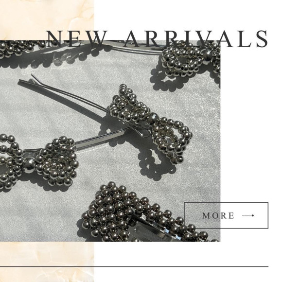 メタルボールヘアピン