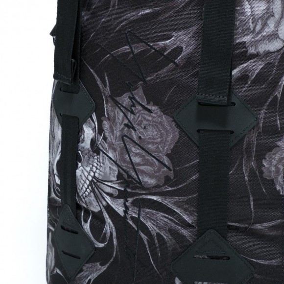 Yohji Yamamoto×New Era/ヨウジヤマモト×ニューエラ PE/SKULL&ROSE PRINT RUCKSACK │  池袋PARCO-パルコ-