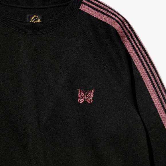 NEEDLES(ニードルズ)2023SS Track Crew Neck Shirt-Poly Smooth