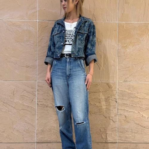 試著搭配牛仔褲×牛仔褲...