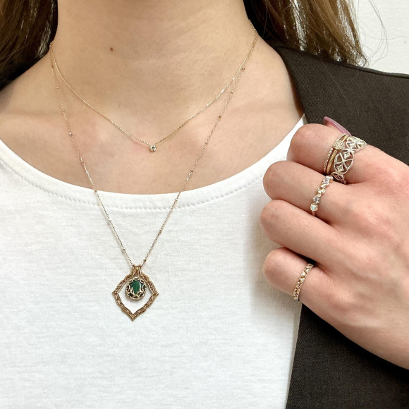 カラーストーンコーディネート