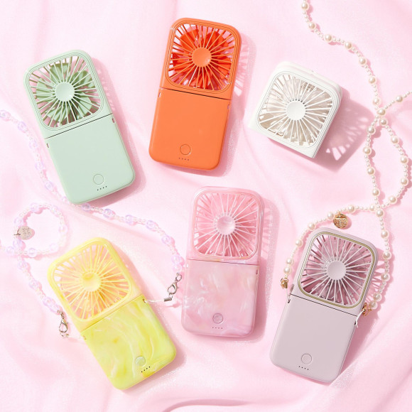 コンパクトで多機能なスマートハンディファン☆