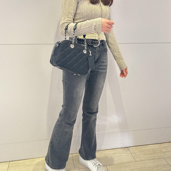 【きれいめ】♡ナイロンボストン♡