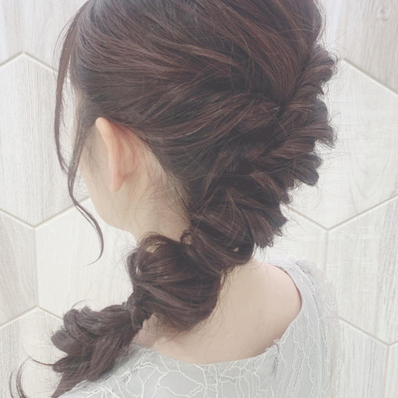 Here's your hairstyle.♪