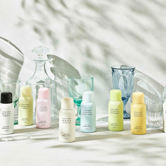 “一邊香氣一邊保護”的選擇。香噴噴噴的香料紫外線噴霧【MIEUFA】