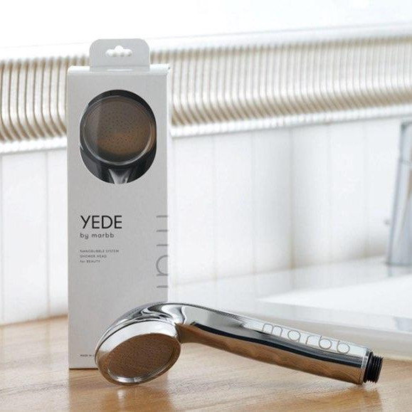 洗浄・保湿・温浴・節水すべてを叶える、家庭用ナノバブルシャワーヘッド！「サロンの感動を、毎日のシャワーに♪」【YEDE by marbb】