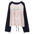 [สินค้าวันที่ 9 เดือนกุมภาพันธ์การออกวางตลาด] raglan sleeves tops (ความคิดแมว)