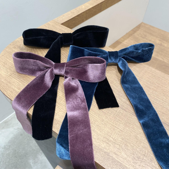 Velour ribbon balletta