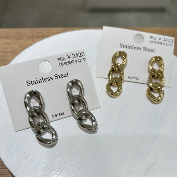 Stainless steel earrings