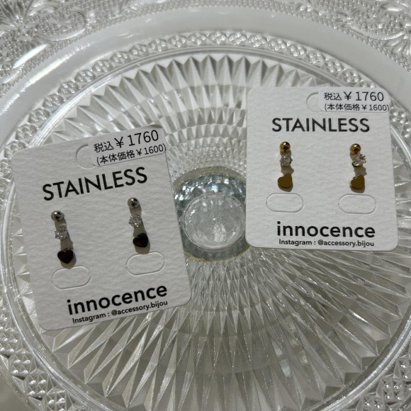 ステンレスセットピアス