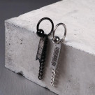 [New work] Barcode body earrings