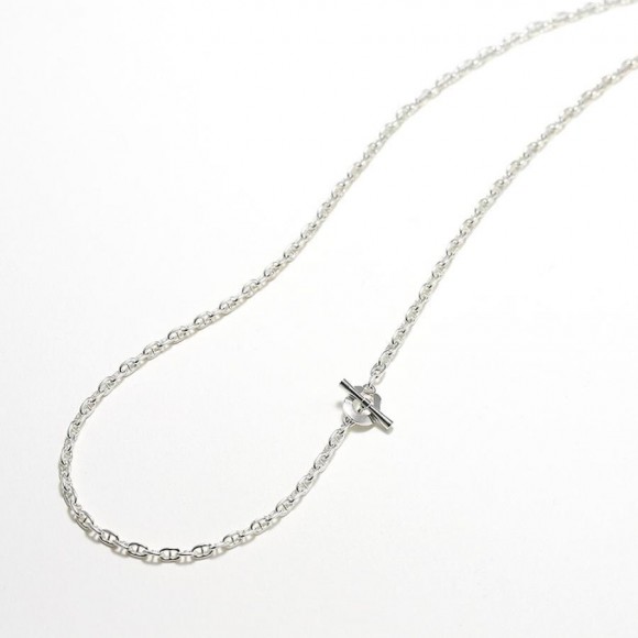 Classic Chain Necklace - Anchor - Silver 50cm | エスオーエス