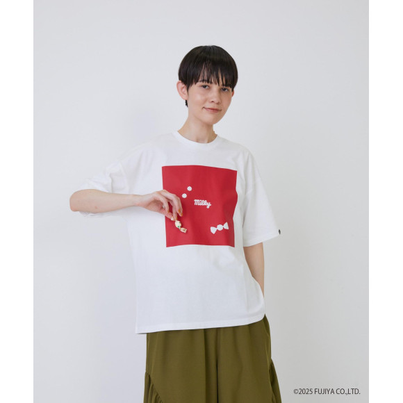 ミルキーキャラクター Tシャツ レッド FRAPBOIS×FUJIYAミルキー ミルキーT │ 池袋PARCO-パルコ-