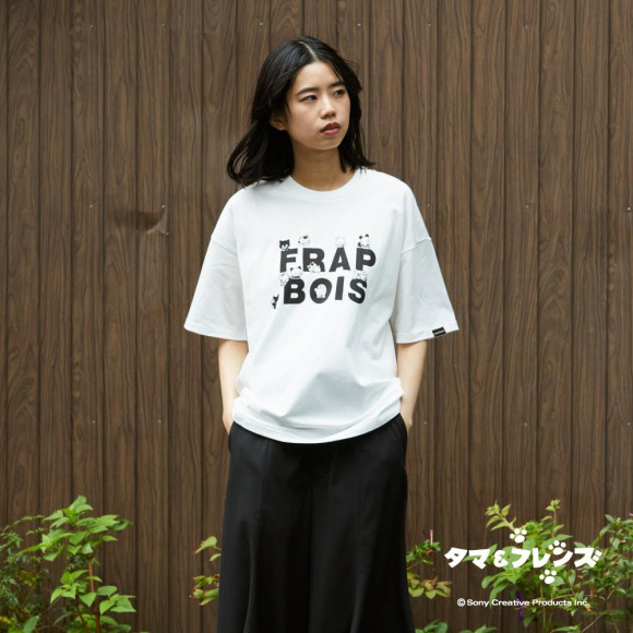 ロゴT FRAPBOIS × タマ＆フレンズ