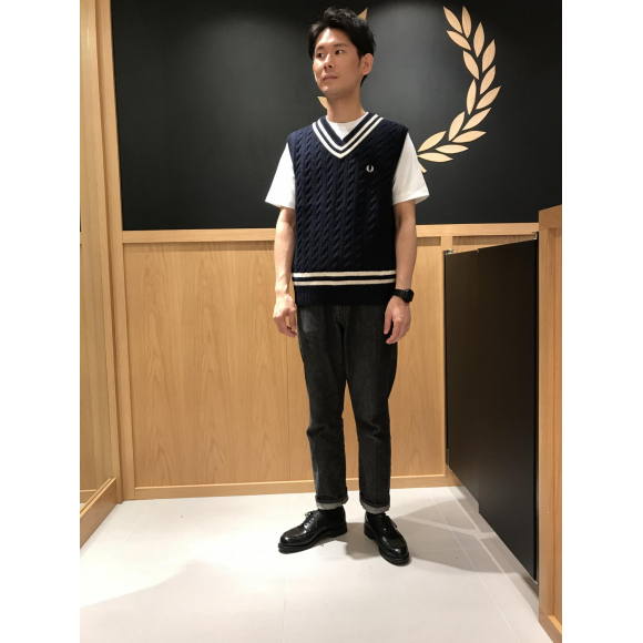FRED PERRY ニットベスト-me.com.kw