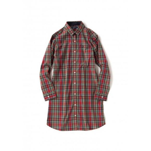美品FREDPERRYInterdetail Tartan ShirtDress 美品FREDPERRYInterdetail Tartan ShirtDress - メルカリ